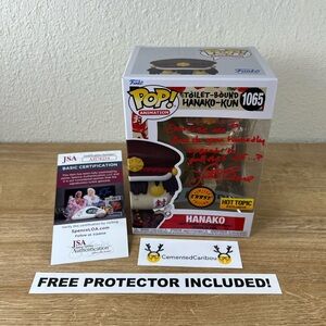 Hanako Chase Funko Pop #1065 Hot Topic Vaulted COA Signed Autograph NEAR MINT